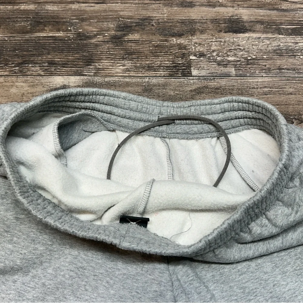 Jordan Gray Fleece Sweatpants XXL Jumpman Logo Athletic Joggers GUC